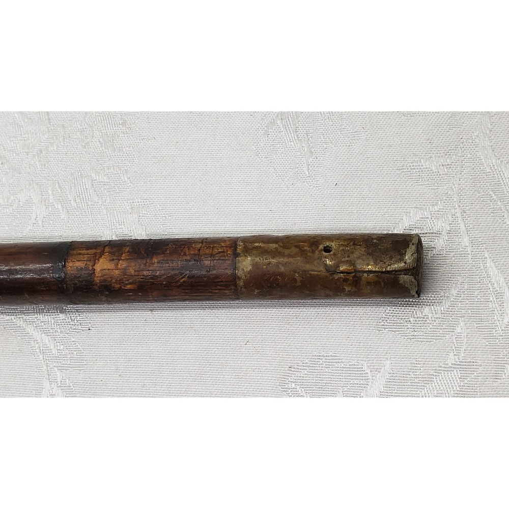 Vtg Antique Antler Stag Handle Knobby Walking Stick Cane Old 33.5 Black Forest - Picture 8 of 8